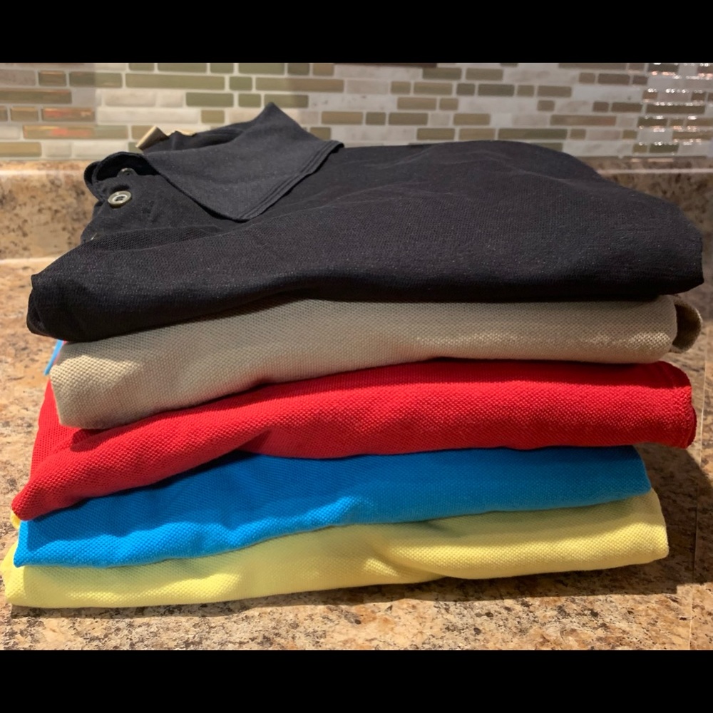BIG & TALL Men’s polo shirts.
